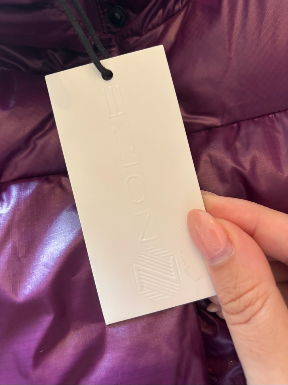 Noize Shiny Purple Puffer Jacket - Picture 2 of 13